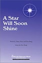 A Star Will Soon Shine SATB choral sheet music cover